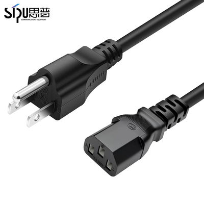 quality BC Power Cord 1.5M1.8M 3*0.75MM Computer Monitor TV vervanging USA Power Cord factory